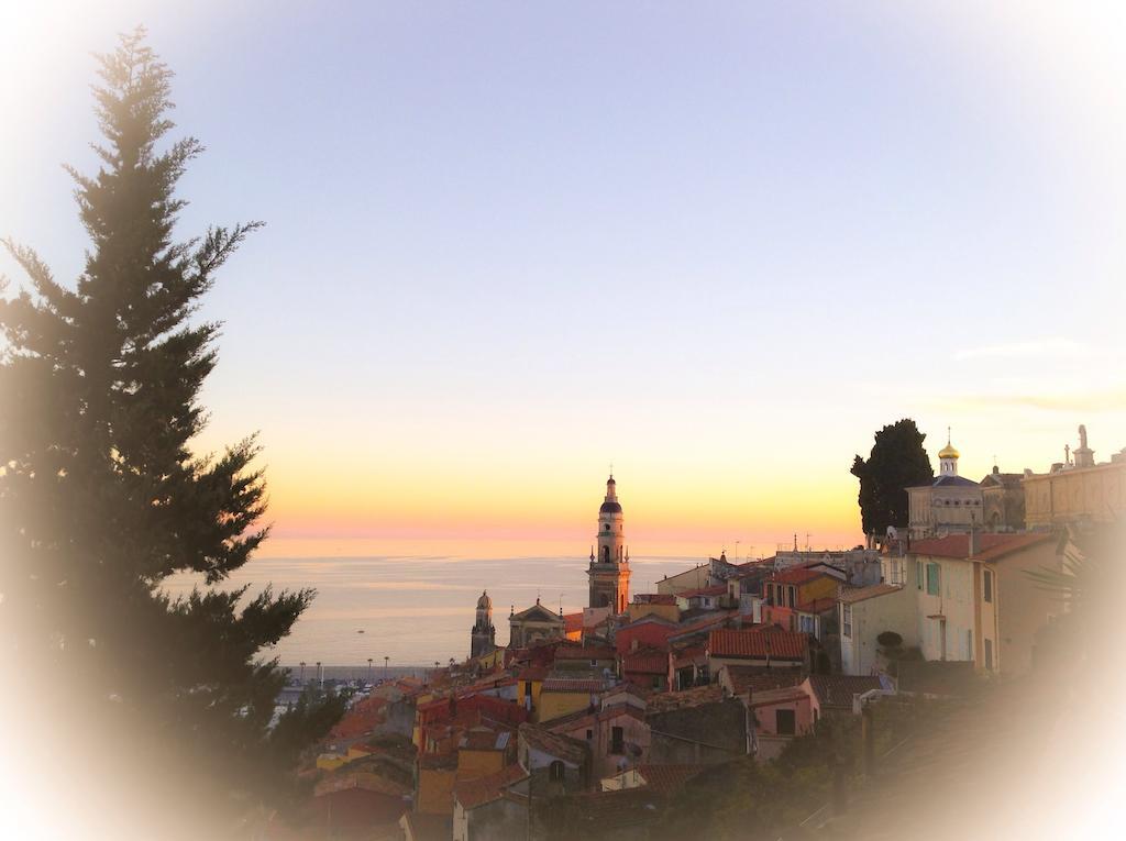 Cap Au Sud,Vue Panoramique Mer,Piscine Ментона Екстериор снимка