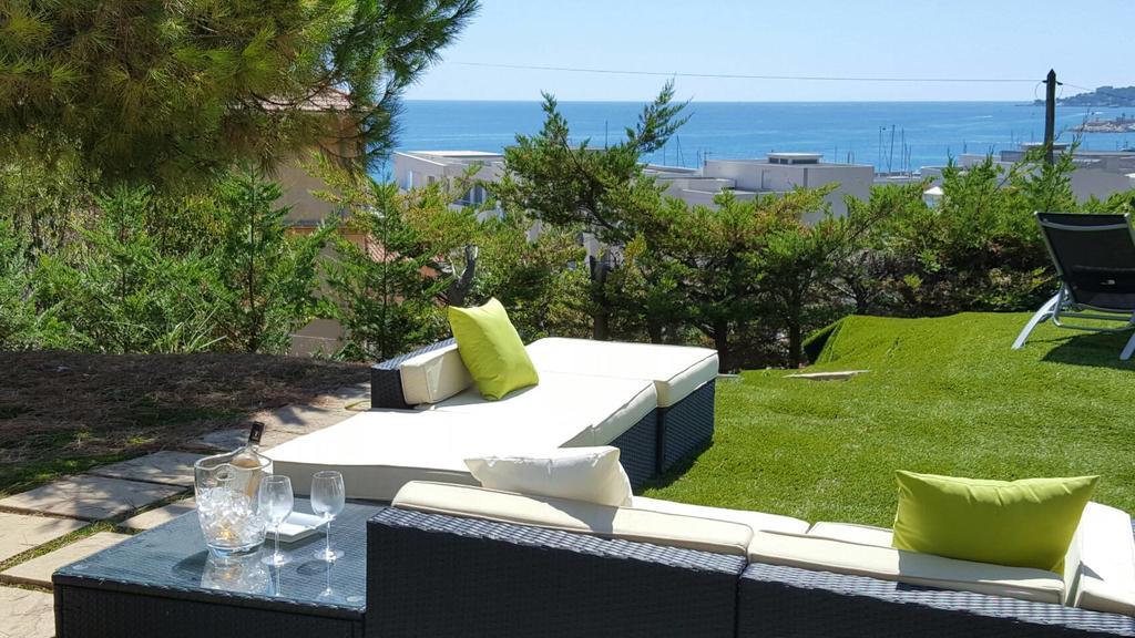 Cap Au Sud,Vue Panoramique Mer,Piscine Ментона Екстериор снимка